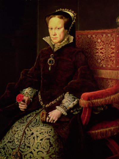 Queen Mary I (1516-58) 1554 by Anthonis van Dashorst Mor